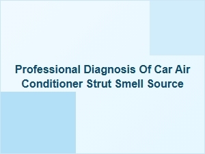 Professional Diagnosis for Car Air Conditioner Odor Sources